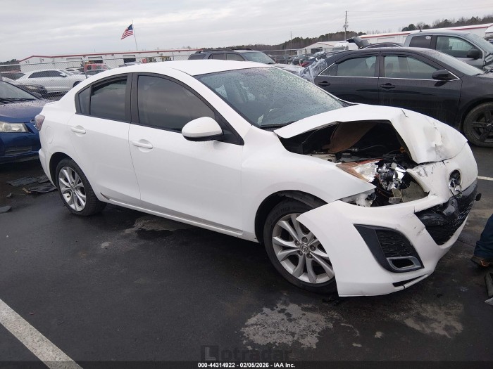 Mazda 3 2010 VIN JM1BL1S54A1267751