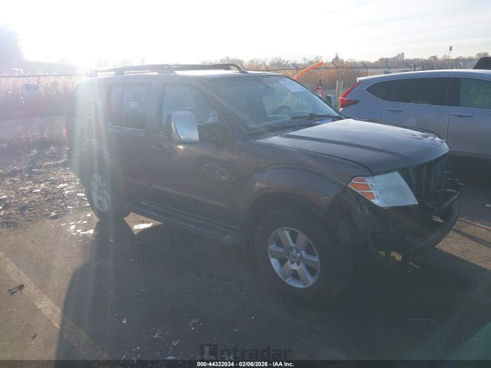 Nissan Pathfinder 2008 VIN 5N1AR18B98C611902