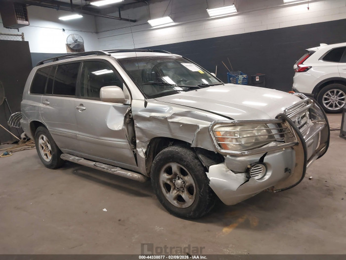 Toyota Highlander 2001 VIN JTEGF21A510022962
