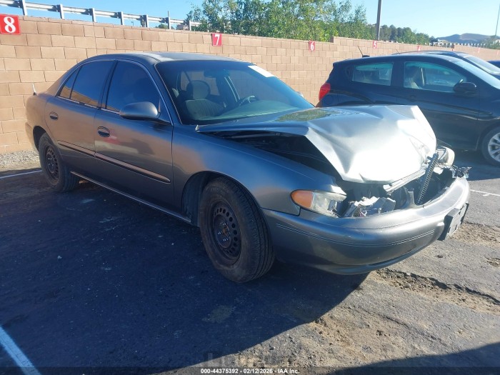Buick Century 2005 VIN 2G4WS52J151142999
