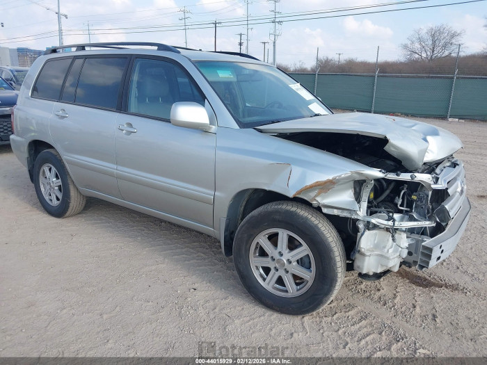 Toyota Highlander 2005 VIN JTEGP21A850057384