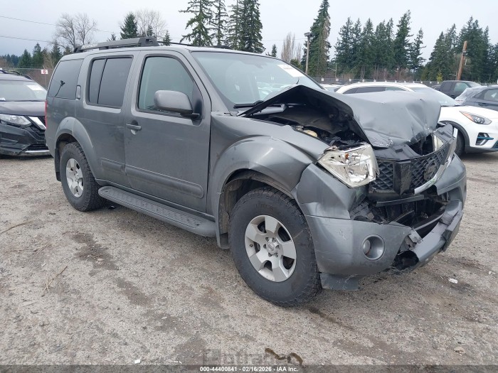 Nissan Pathfinder 2007 VIN 5N1AR18W97C606118