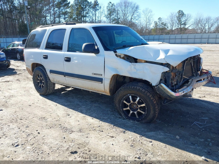 Chevrolet Tahoe 2002 VIN 1GNEC13V12J282910