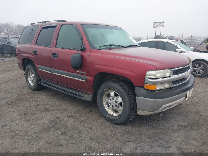 Chevrolet Tahoe 2003 VIN 1GNEC13V73R201329