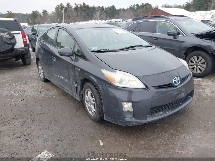 Toyota Prius 2011 VIN JTDKN3DU8B1432728