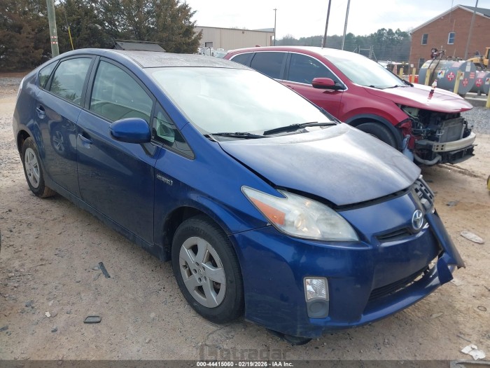 Toyota Prius 2011 VIN JTDKN3DU0B1435154
