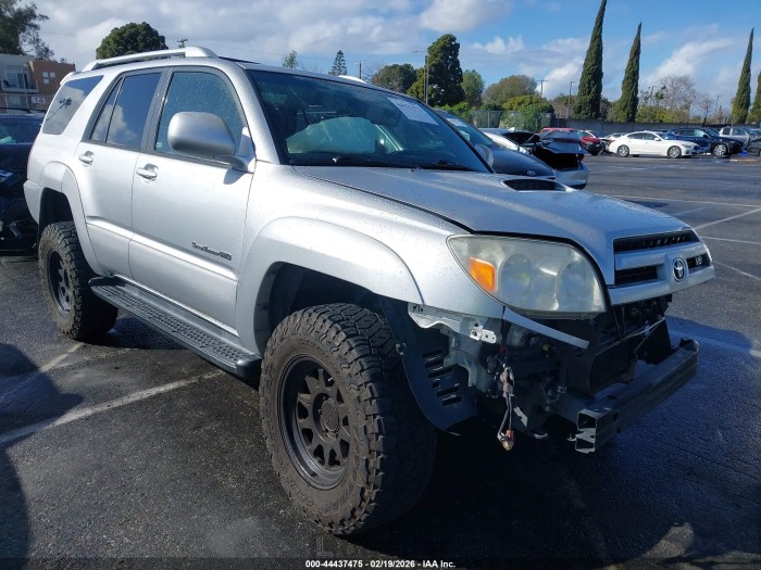 Toyota 4runner 2004 VIN JTEBT14R748015127