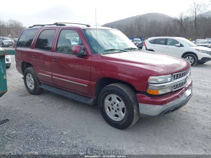 Chevrolet Tahoe 2004 VIN 1GNEK13Z64J144577