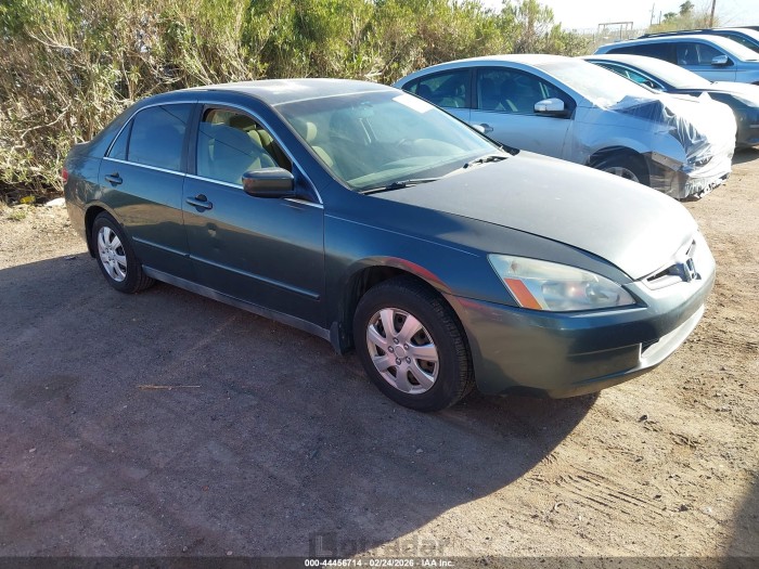 Honda Accord 2004 VIN 1HGCM56394A143126
