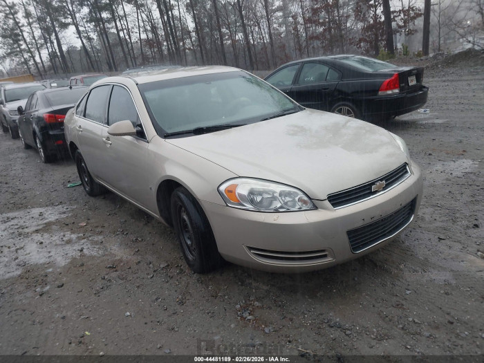Chevrolet Impala 2008 VIN 2G1WB58K181230789