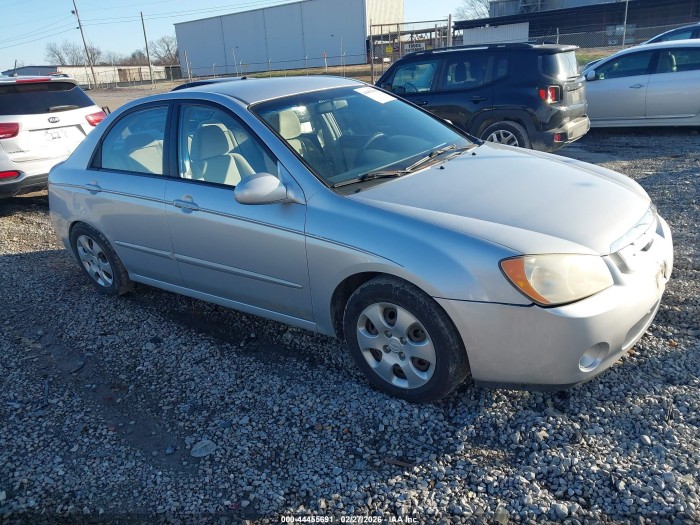Kia Spectra 2006 VIN KNAFE121665326787