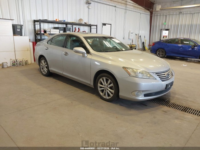 Lexus ES 2010 VIN JTHBK1EG1A2404542