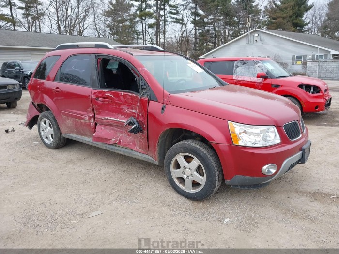 Pontiac Torrent 2006 VIN 2CKDL73F466103853