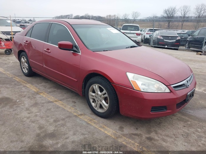 Honda Accord 2007 VIN 1HGCM56357A203066
