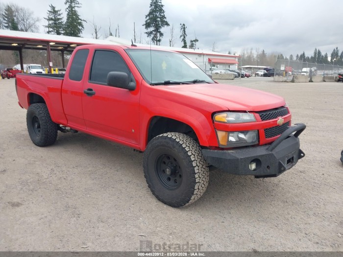 Chevrolet Colorado 2008 VIN 1GCDT199088182327