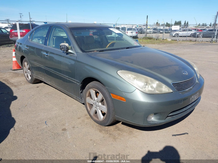 Lexus ES 2006 VIN JTHBA30G165167689