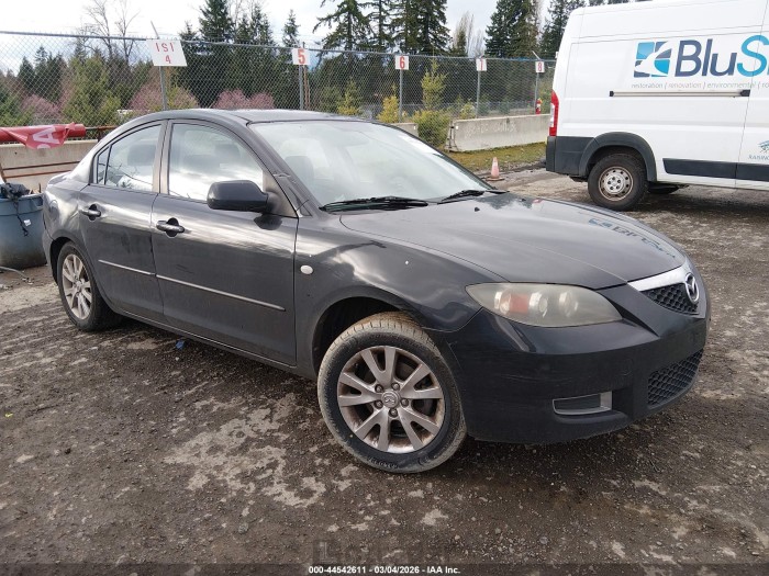 Mazda 3 2008 VIN JM1BK32FX81811283
