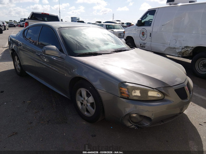 Pontiac Grand prix 2007 VIN 2G2WP552571107934