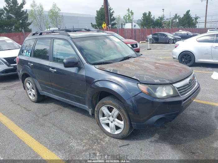 Subaru Forester 2010 VIN JF2SH6CCXAH761679