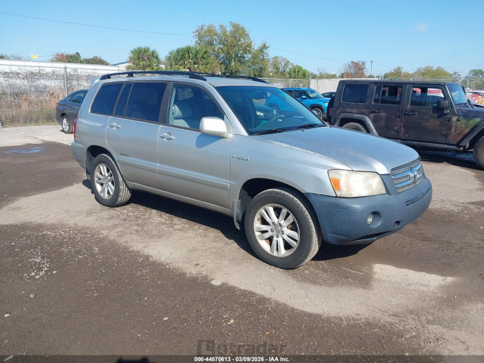 Toyota Highlander 2007 VIN JTEEW21A570041222