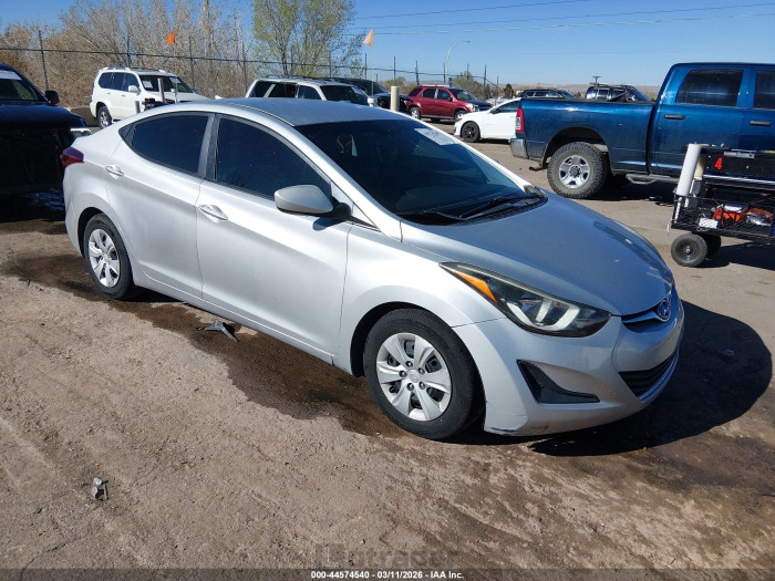 Hyundai Elantra 2016 VIN 5NPDH4AE3GH702175