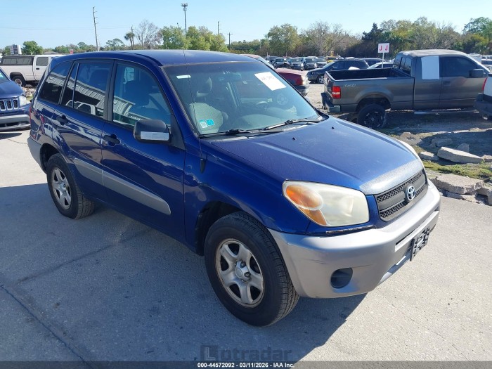 Toyota Rav 4 2004 VIN JTEGD20V040002472