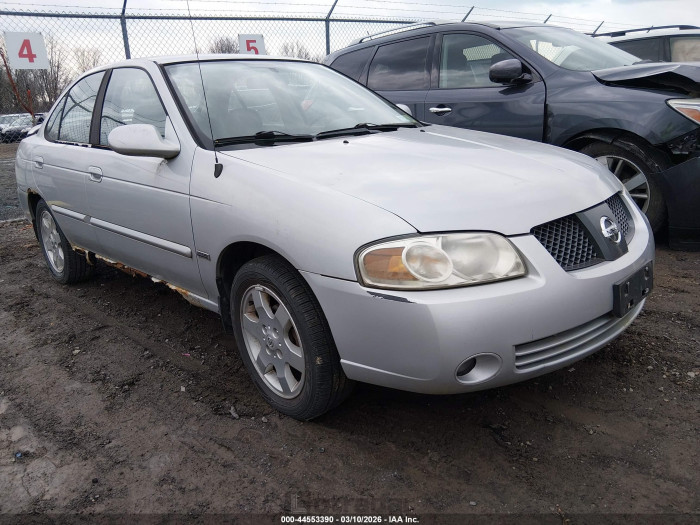 Nissan Sentra 2006 VIN 3N1CB51D36L555951