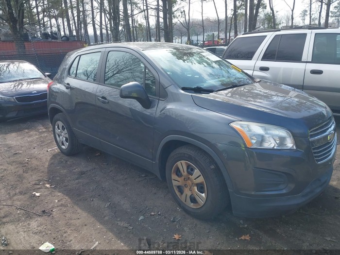 Chevrolet Trax 2016 VIN 3GNCJKSB3GL245111
