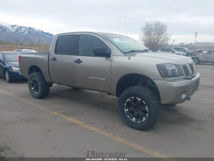 Nissan TITAN 2007 VIN 1N6AA07B17N201599