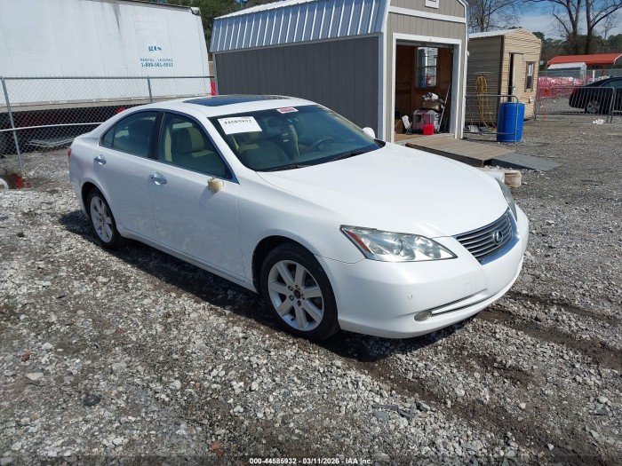 Lexus ES 2008 VIN JTHBJ46G682166250