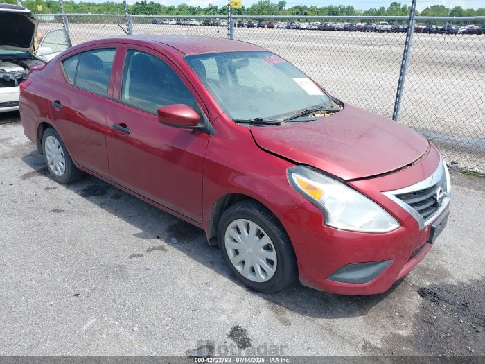 Nissan Versa 2016 VIN 3N1CN7APXGL856442