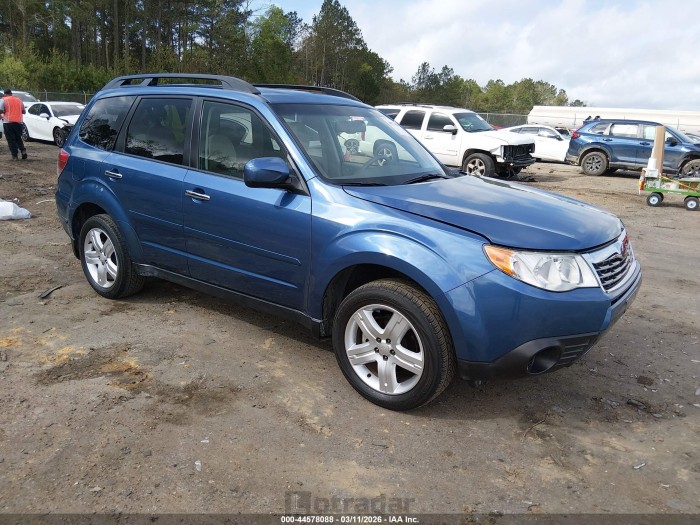 Subaru Forester 2010 VIN JF2SH6CC5AH741050
