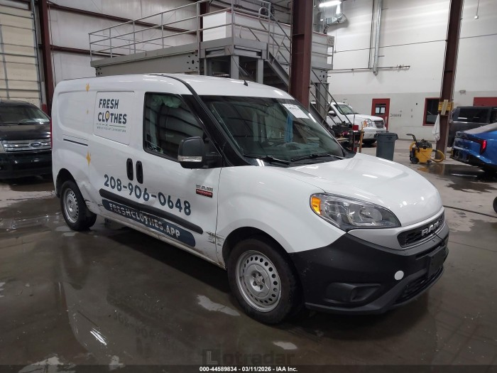 Ram Promaster city 2022 VIN ZFBHRFABXN6X21638