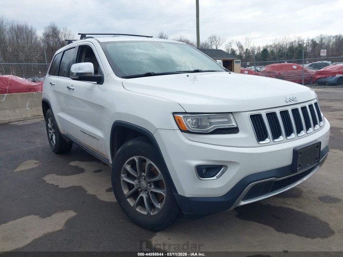 Jeep Grand cherokee 2014 VIN 1C4RJFBM8EC431165