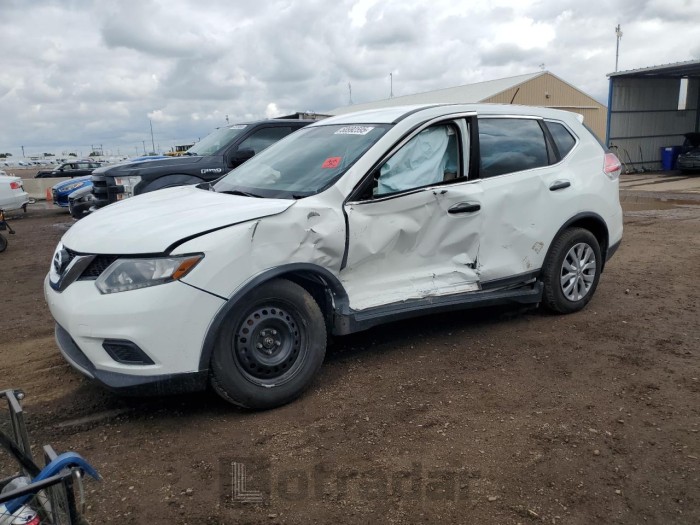 Nissan Rogue 2016 VIN KNMAT2MV3GP672097