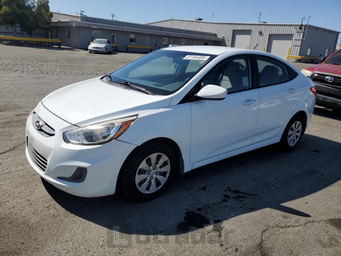 Hyundai Accent 2016 VIN KMHCT4AE6GU015249