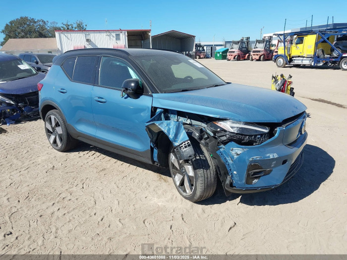 Volvo Xc40 recharge 2024 VIN YV4ER3XMXR2240824