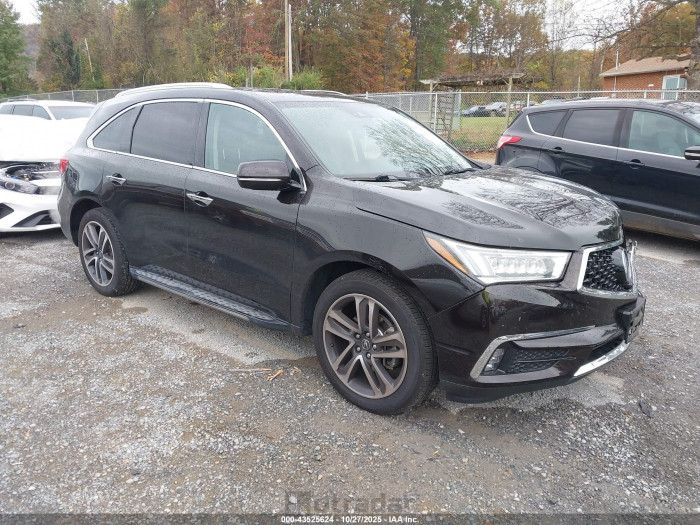 Acura Mdx 2017 VIN 5FRYD4H9XHB032791