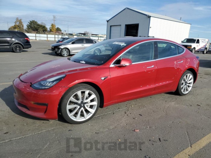 Tesla Model 3 2019 VIN 5YJ3E1EBXKF187184