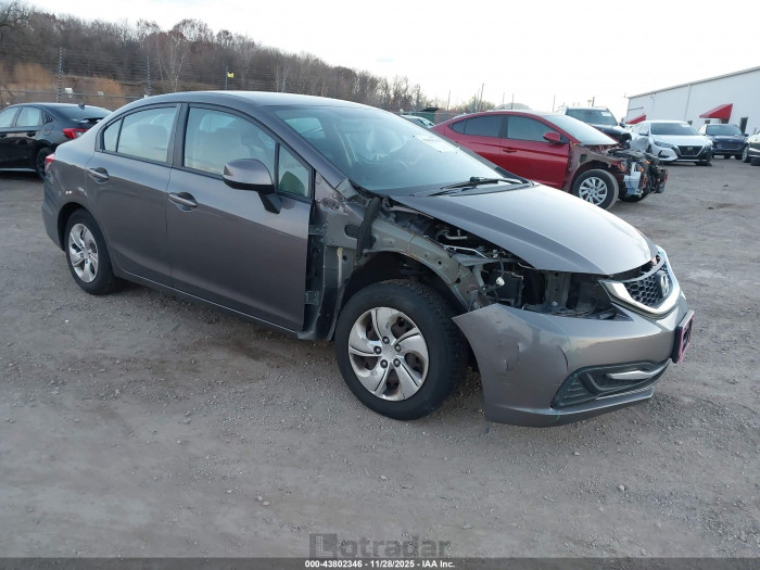 Honda Civic 2013 VIN 19XFB2F55DE085370