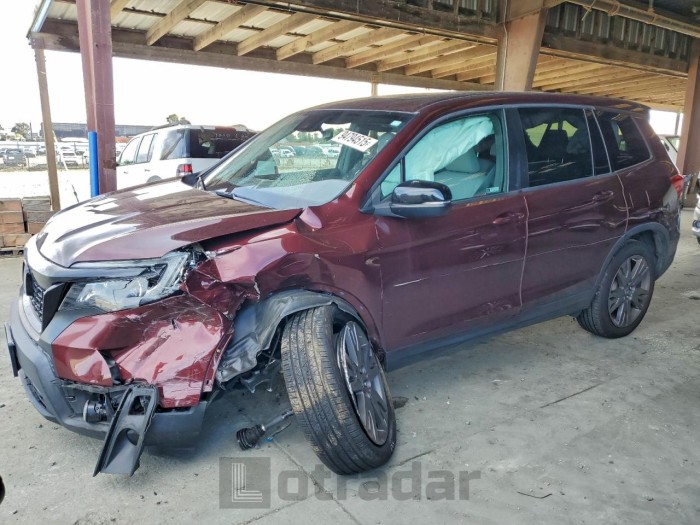 Honda Passport 2019 VIN 5FNYF8H56KB022735