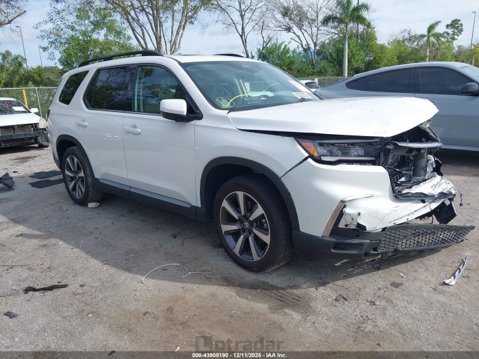 Honda Pilot 2025 VIN 5FNYG2H78SB003888
