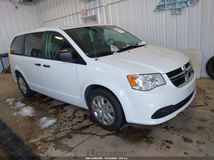 Dodge Grand caravan 2020 VIN 2C4RDGBG3LR237123