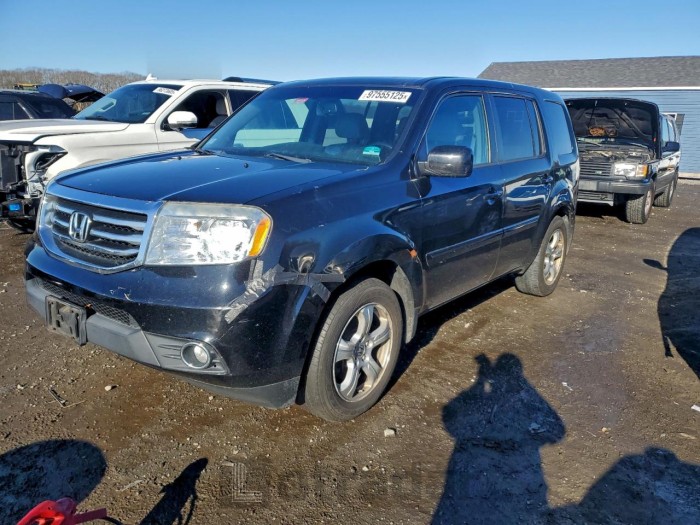 Honda Pilot 2013 VIN 5FNYF4H52DB083592