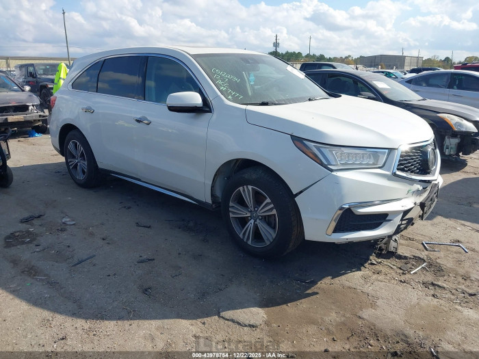 Acura Mdx 2019 VIN 5J8YD4H38KL027477