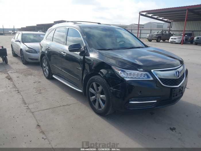 Acura Mdx 2014 VIN 5FRYD3H8XEB016734