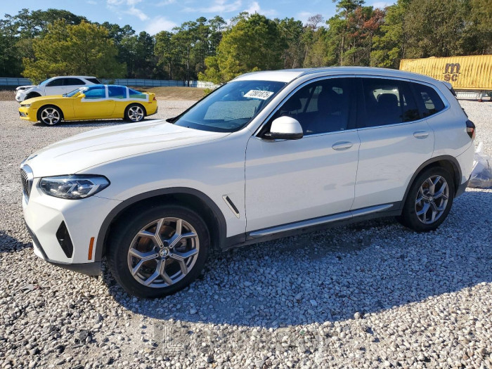 BMW X3 2022 VIN WBX47DP07NN125455