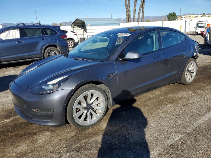 Tesla Model 3 2022 VIN 5YJ3E1EBXNF342126