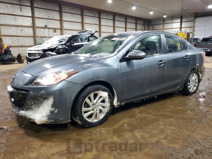 Mazda 3 2012 VIN JM1BL1W70C1656983