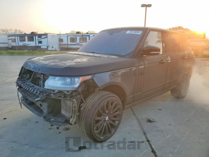 Land rover RANGE ROVER 2016 VIN SALGV3EF8GA290659